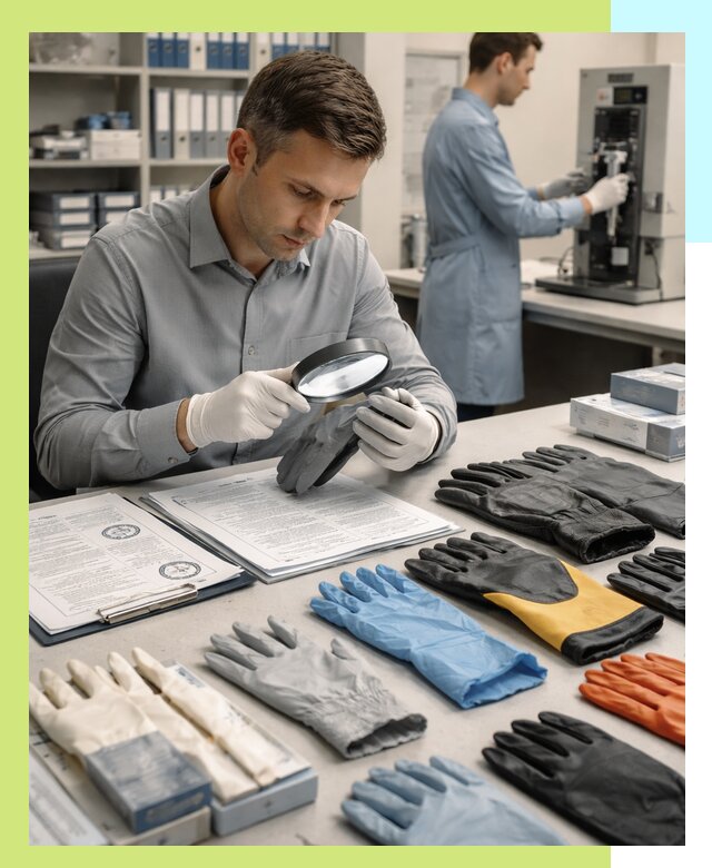 Сертификация перчаток и средств защиты продукции в Камышине