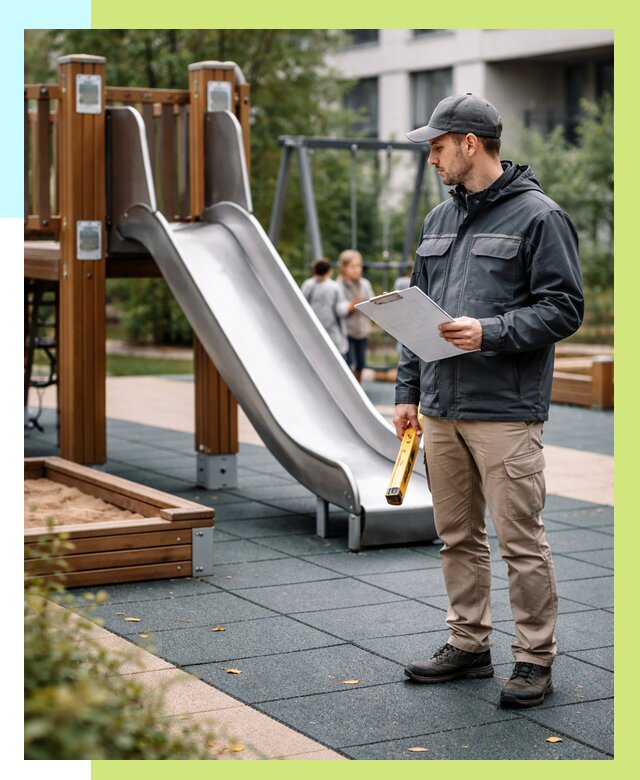 Сертификация детских площадок в Камышине от 25690 р. | Алешин-Кмш