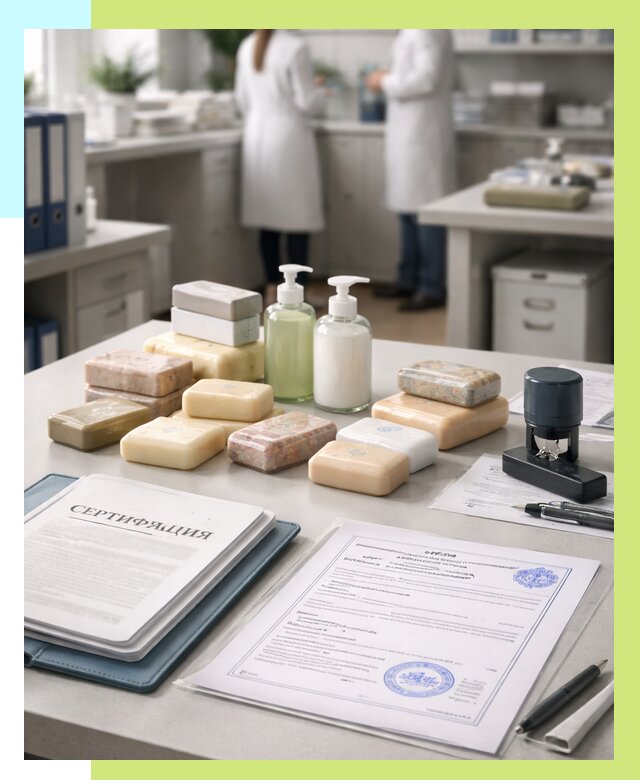 Сертификация мыла и сертификат на мыло в Камышине от 12331 | Алешин-Кмш