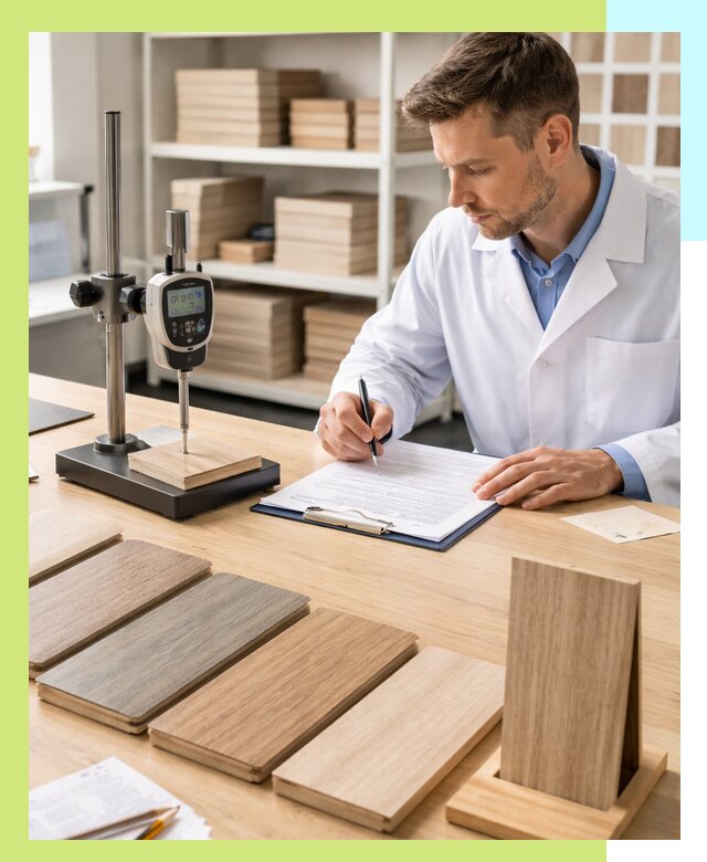 Сертификация ламината с испытаниями и оформлением документов в Камышине