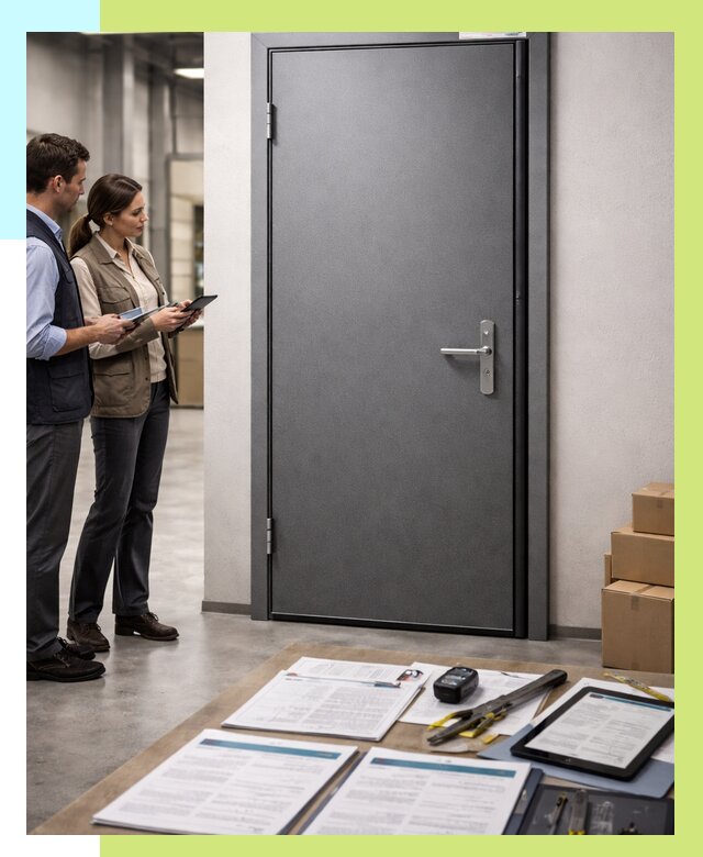 Сертификация противопожарных дверей в Камышине от 9248 р. | Алешин-Кмш