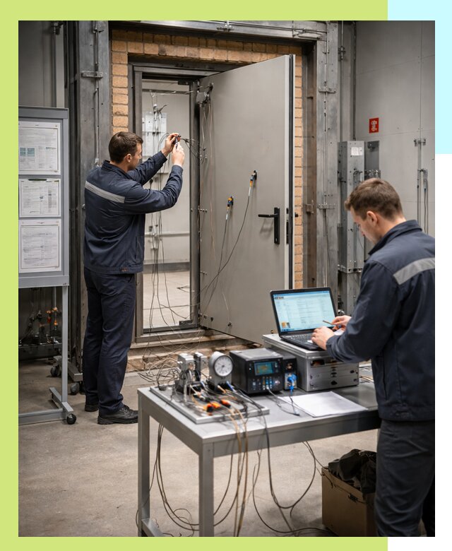 Сертификация противопожарных дверей в Камышине по ГОСТ и ТР