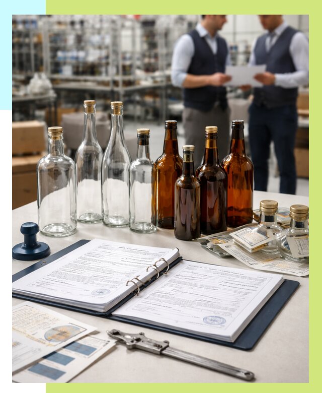 Сертификация стеклянных бутылок в Камышине от 25690 р. | Алешин-Кмш