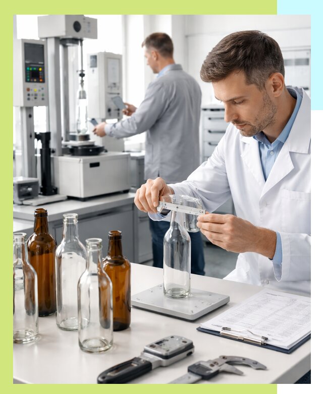 Сертификация стеклянных бутылок и сопутствующей упаковки в Камышине