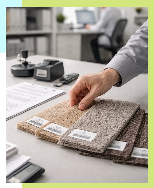 Сертификация ковролина в Камышине от 15414 р., Алешин-Кмш