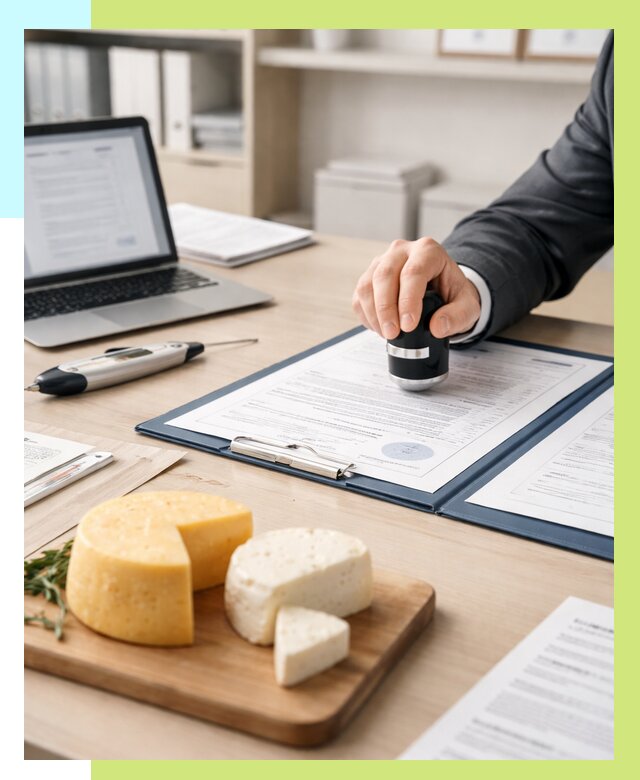 Сертификация сыров в Камышине от 15414 р | Сертификат на сыр Алешин-Кмш