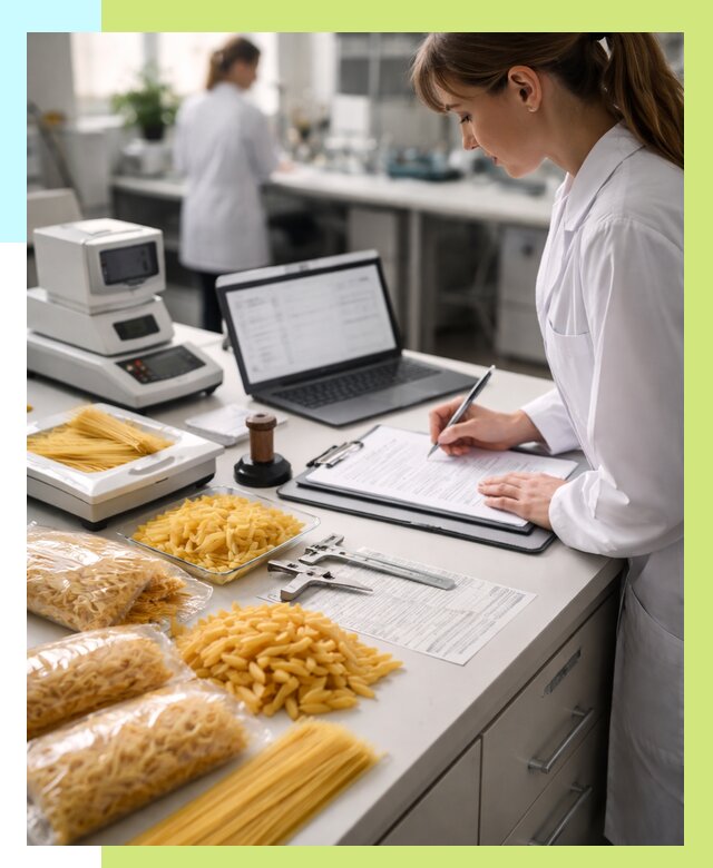 Сертификация макаронных изделий в Камышине от 15414 р. | Алешин-Кмш