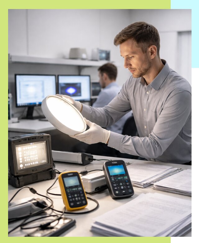 Сертификация светильников в Камышине: испытания и оформление