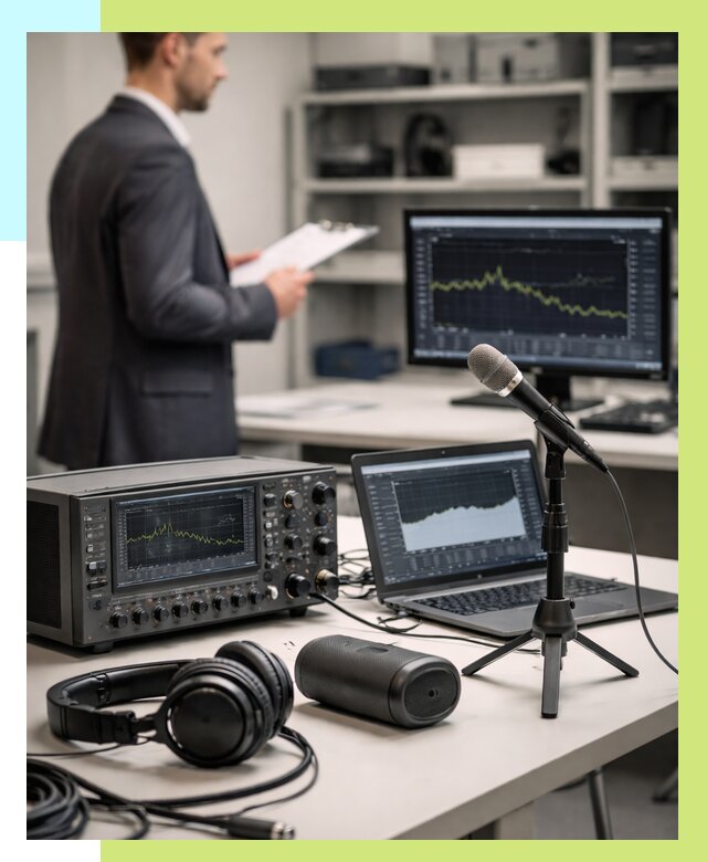 Сертификация аудиотехники в Камышине от 15414 р., Алешин-Кмш