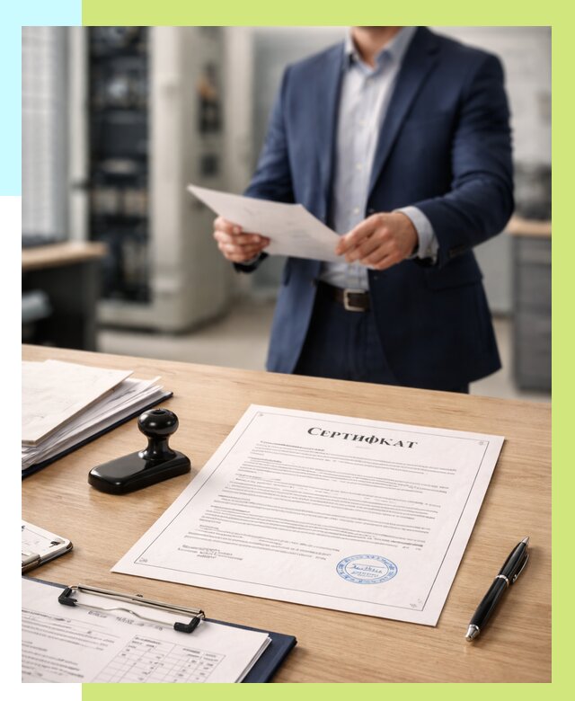 Сертификат на оборудование в Камышине от 15414 р. | Алешин-Кмш