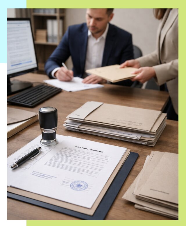 Отказное письмо для таможни в Камышине от 3083 р, Алешин-Кмш