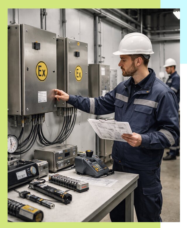 Сертификат взрывозащиты промышленного оборудования в Камышине