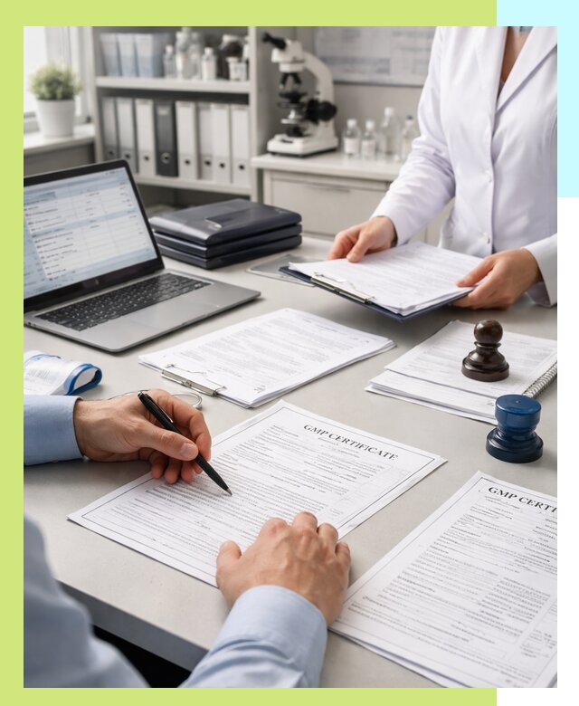 Оформление сертификата GMP в Камышине для фармпроизводства