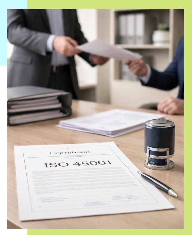 Сертификат ISO 45001 в Камышине под ключ от 46242 р. | Алешин-Кмш