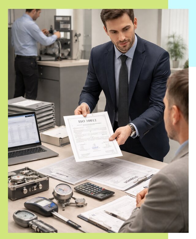 Выдача сертификата ISO 10012 по требованиям метрологии в Камышине